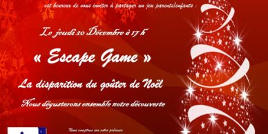INVITATION NOEL 2018 ESCAPE GAME