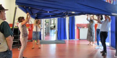 Montage du barnum